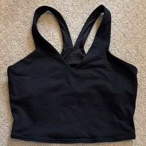 ALO Yoga Charcoal Crop Top